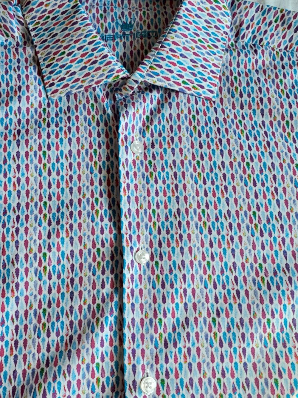 Bertigo Men's short sleeve shirt, X-Large
